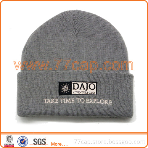 Winter Beanies Hat Teenagers Knitted Pattern Ski Hat